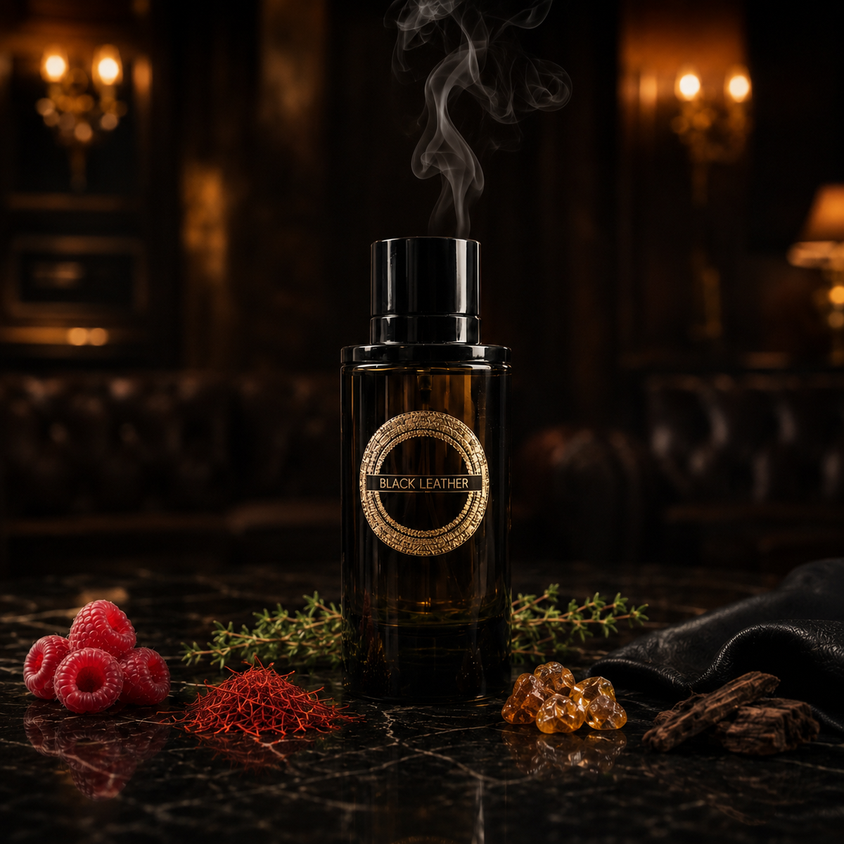 Black Leather by QAANI perfume bottle