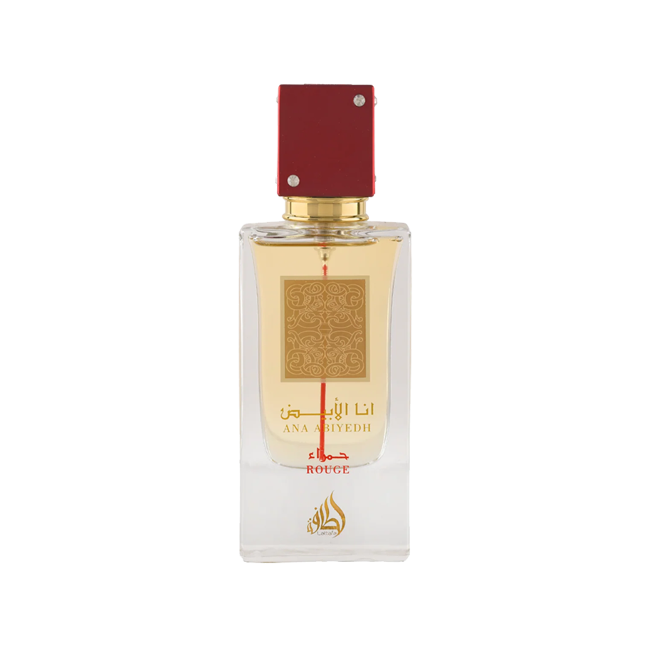 Ana Abiyedh Rouge by LATTAFA perfume bottle