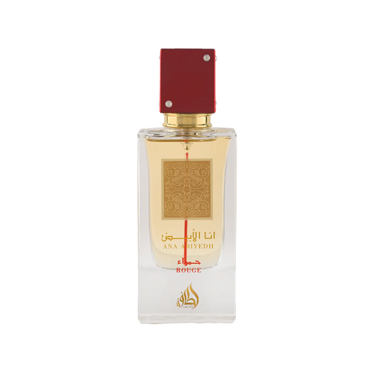 Ana Abiyedh Rouge by LATTAFA perfume bottle