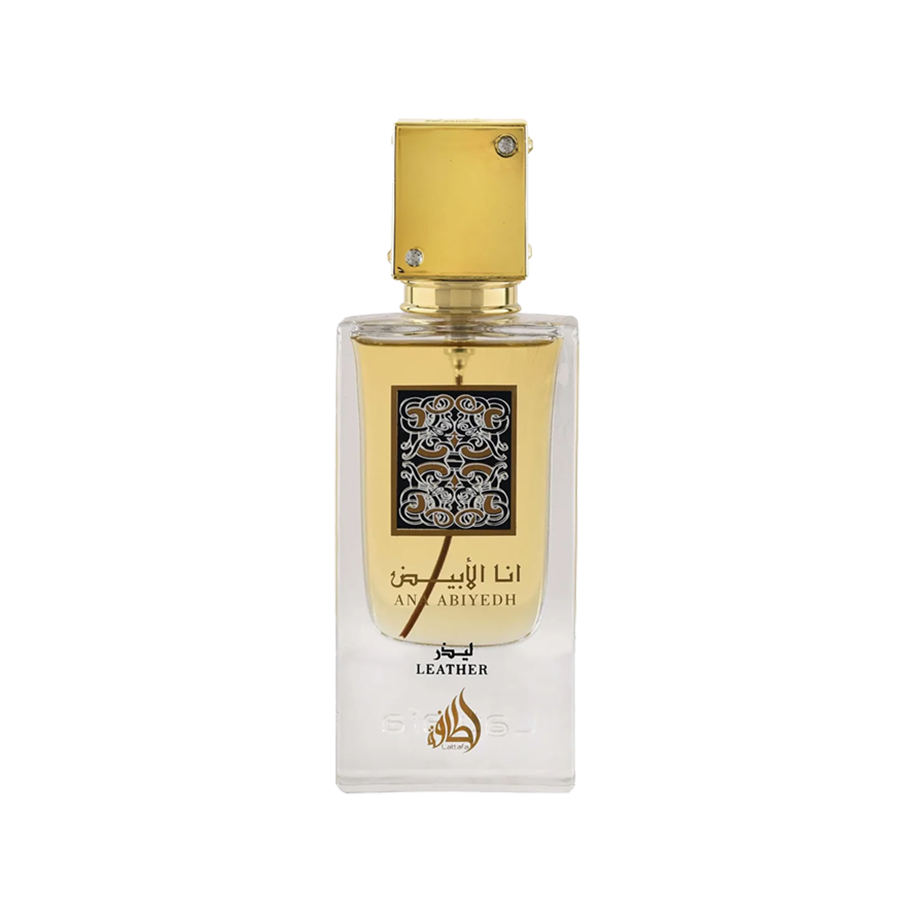 Ana Abiyedh Leather by LATTAFA perfume bottle