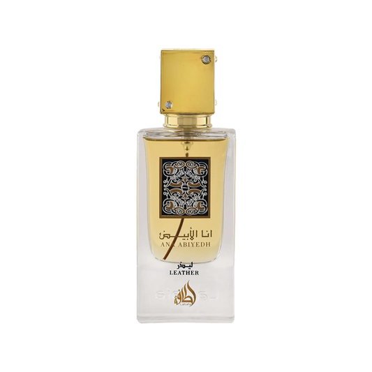 Ana Abiyedh Leather by LATTAFA perfume bottle