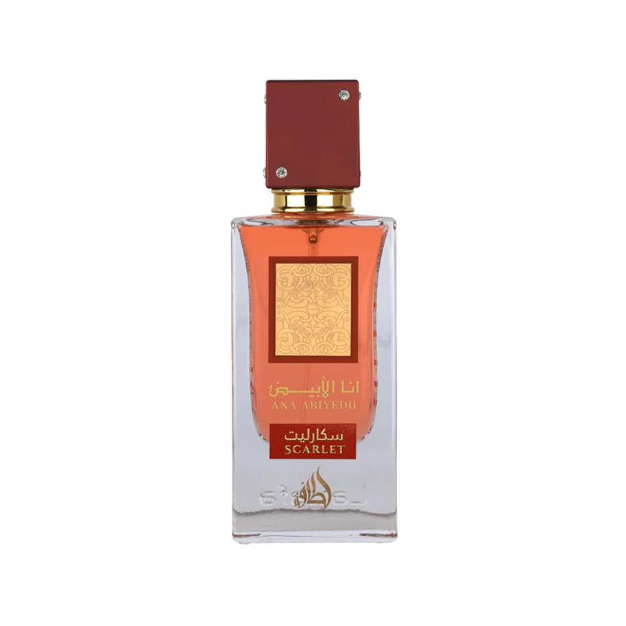 Ana Abiyedh Scarlet by LATTAFA perfume bottle