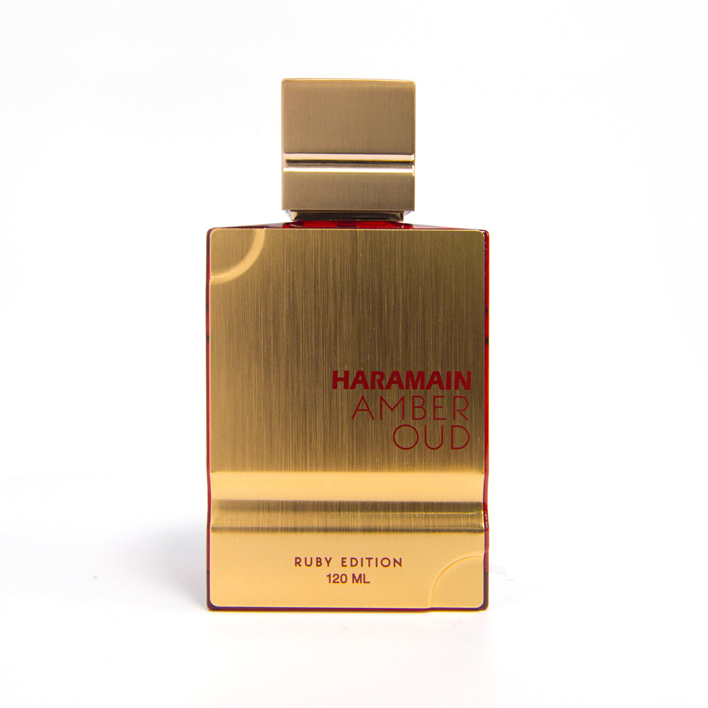 Amber Oud Ruby Edition by AL HARAMAIN perfume bottle