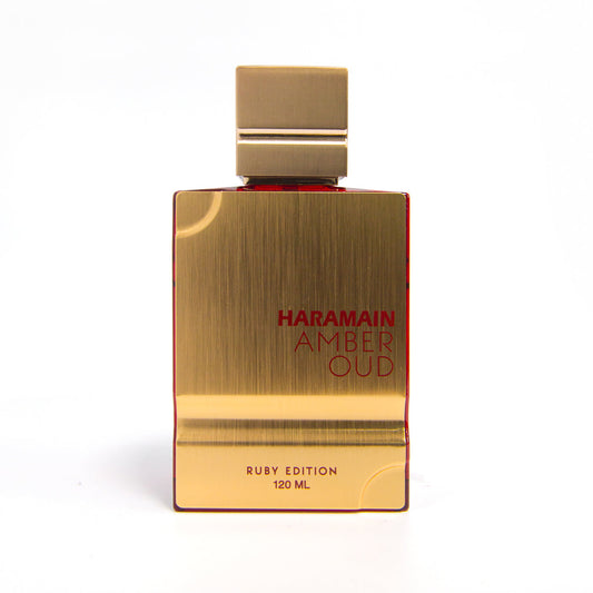 Amber Oud Ruby Edition by AL HARAMAIN perfume bottle
