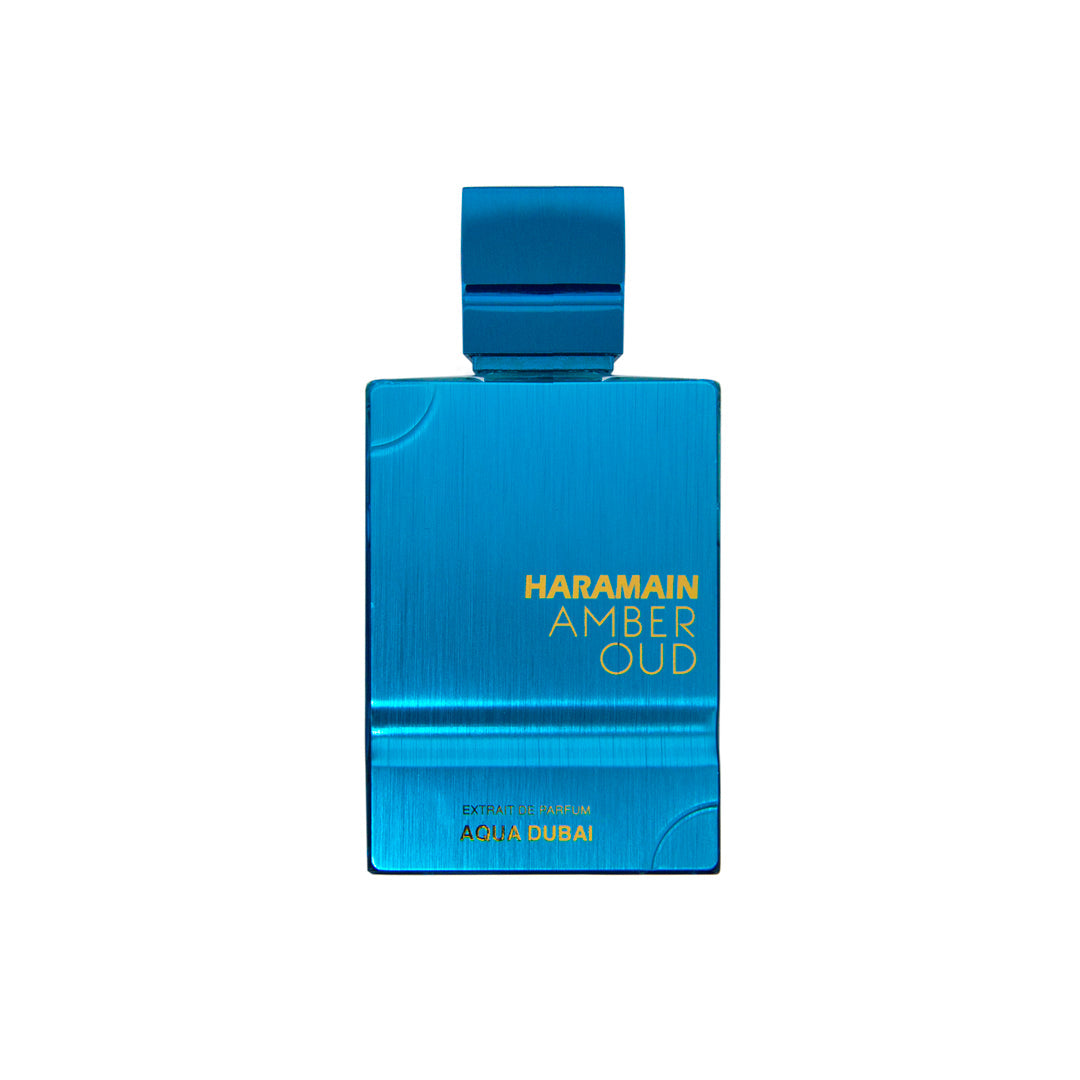 Amber Oud Aqua Dubai by AL HARAMAIN perfume bottle