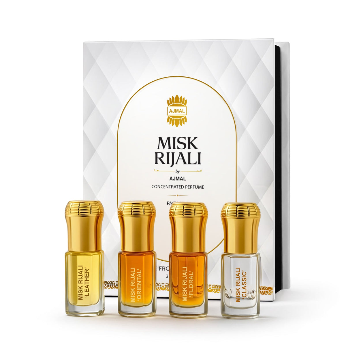 Misk Rijali - Gift Set of 4 by AJMAL perfume bottle