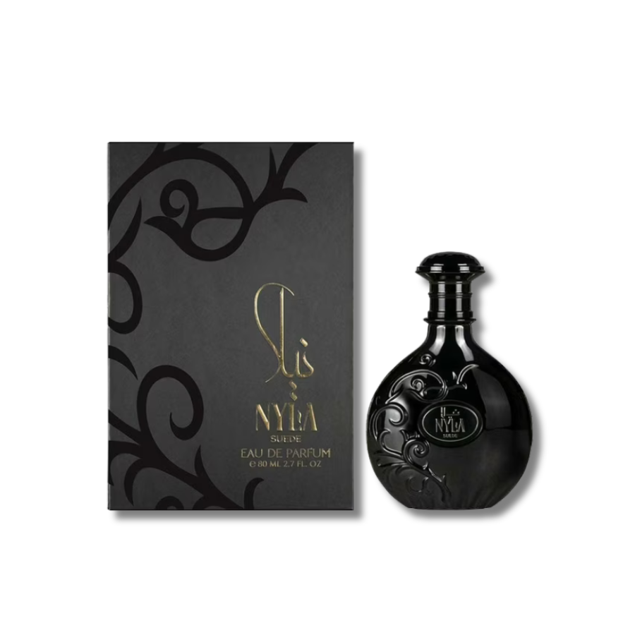Nyla Suede by ARABIYAT PRESTIGE perfume bottle
