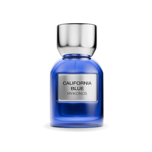 California Blue by MYKONOS perfume bottle